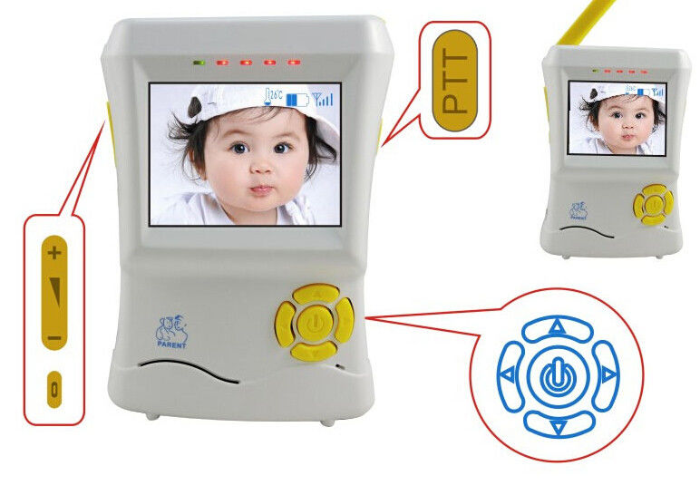 赤外線 LED のカメラが付いている電子ベビーシッターの夜間視界の赤ん坊のモニター